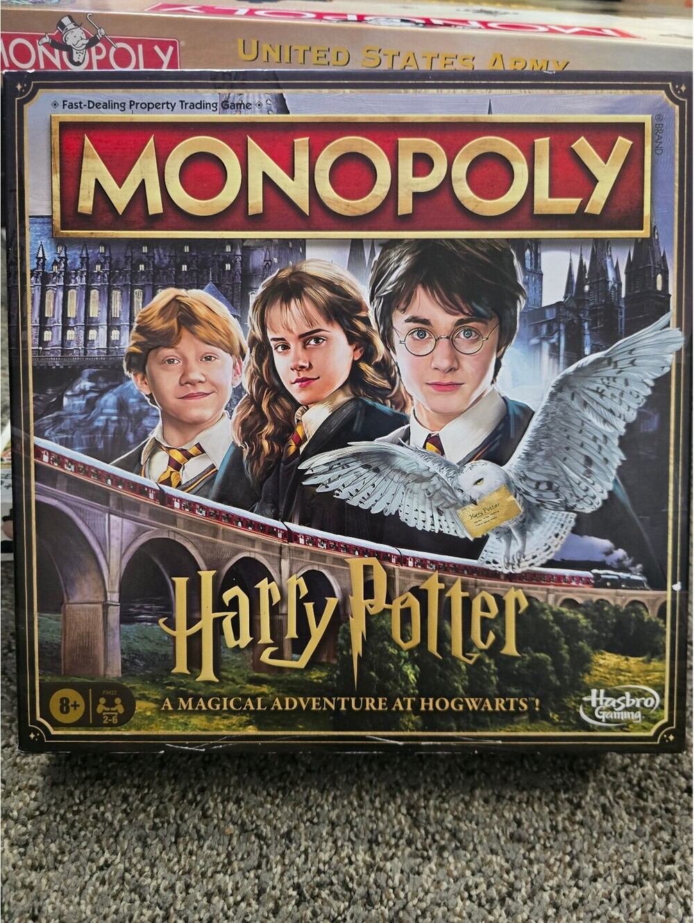 Monopoly Harry Potter Edition Board Game Wizarding World Hogwarts Family Hasbro